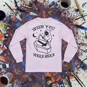 Spencer’s Wish You Were Here Graphic LS Pink Regular